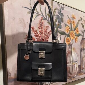 Dooney and Bourke: VINTAGE Black Leather Handbag